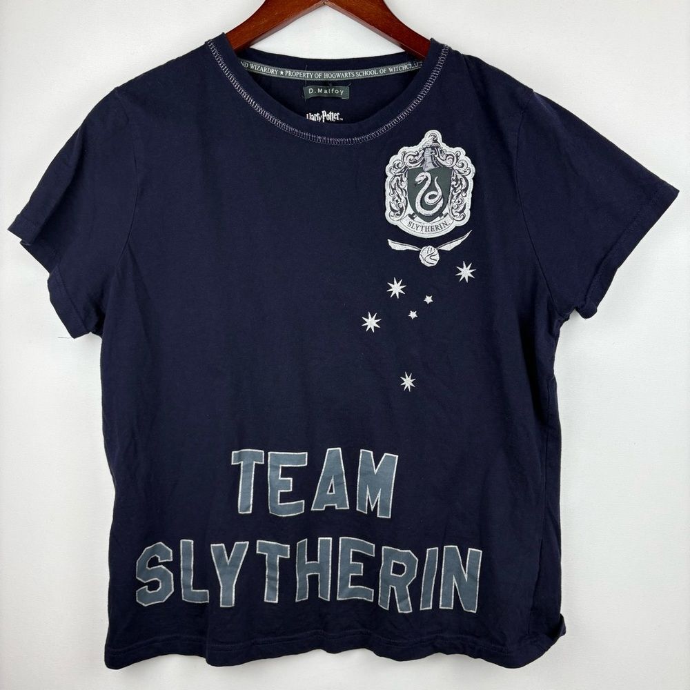 Primark Harry Potter Team Slytherin Pajama T-Shirt Malfoy